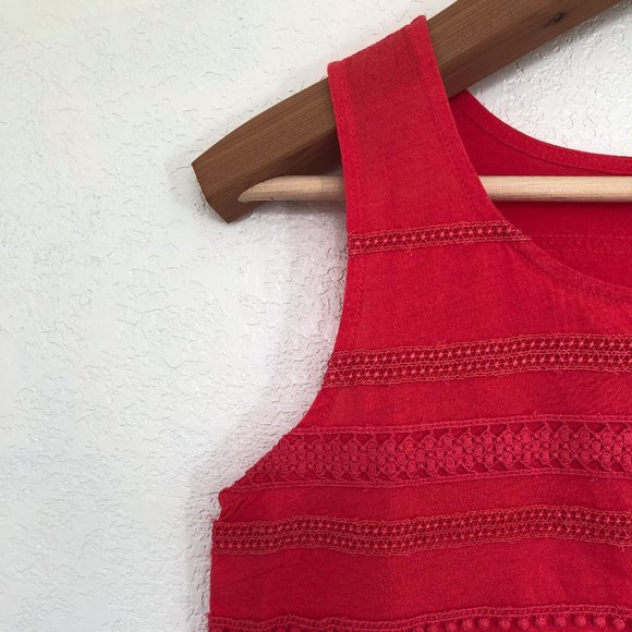 J.Crew Embroidered Textured Tank Top - Picture 4 of 8